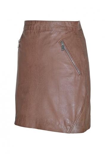 Кожаная юбка