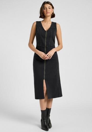 Джинсовое платье