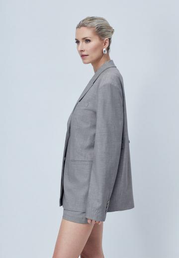 Длинный блейзер