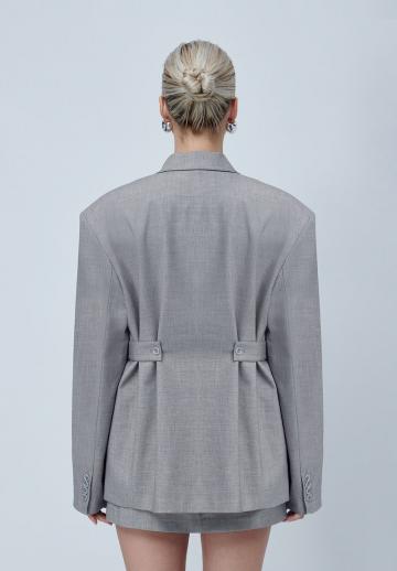 Длинный блейзер