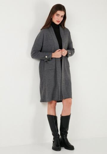 Длинный кардиган