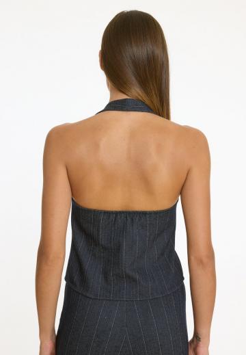 Джинсовая жилетка