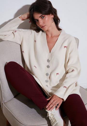 Длинный кардиган