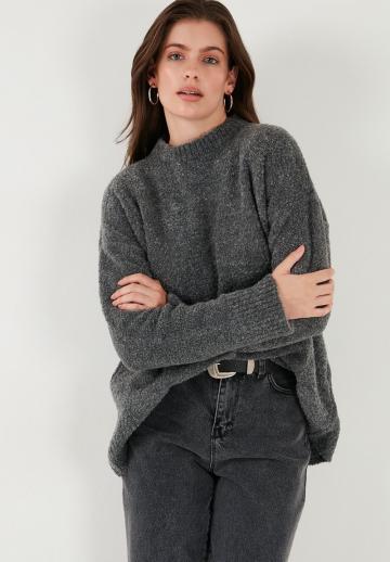 Длинный пуловер