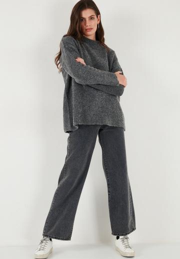 Длинный пуловер