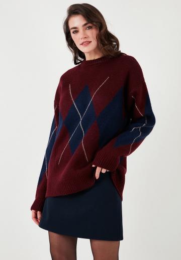 Длинный пуловер