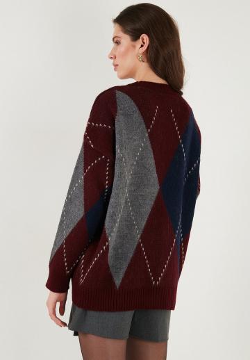 Длинный пуловер