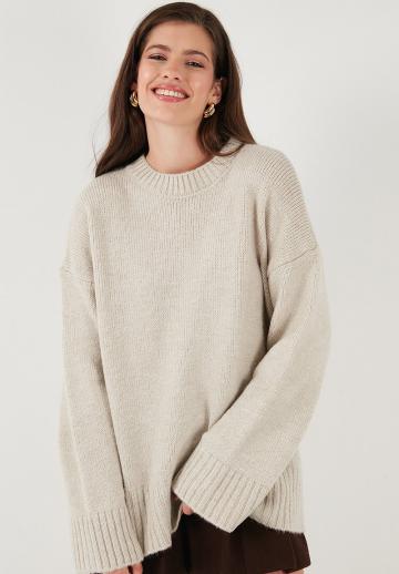 Длинный пуловер