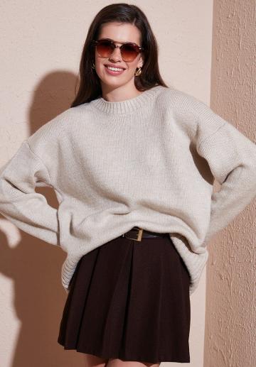 Длинный пуловер