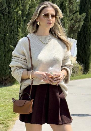 Длинный пуловер