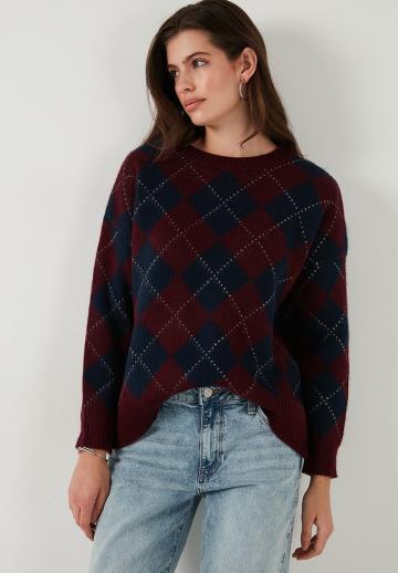 Длинный пуловер