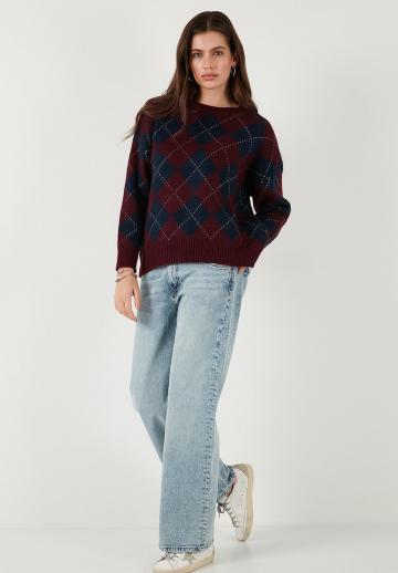 Длинный пуловер