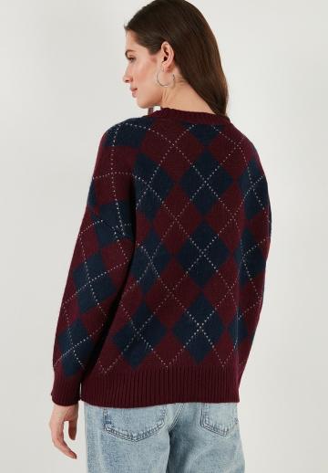 Длинный пуловер