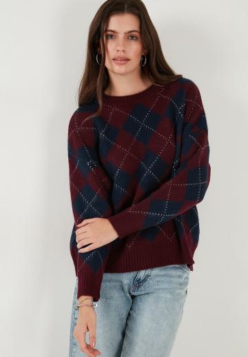 Длинный пуловер