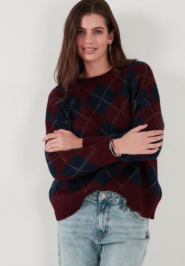 Длинный пуловер