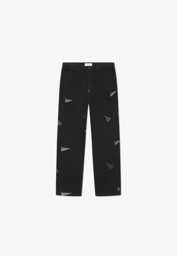 Прямые джинсы