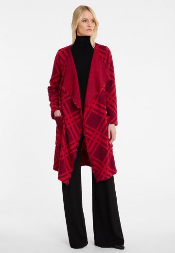 Жаккардовая вязаная кофта