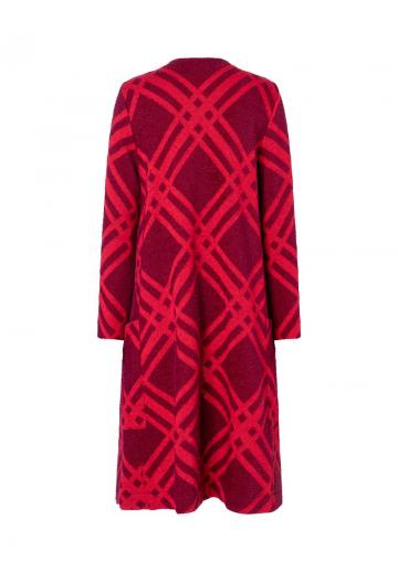 Жаккардовая вязаная кофта