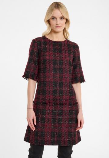 Вязаное платье