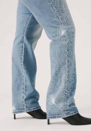 Прямые джинсы