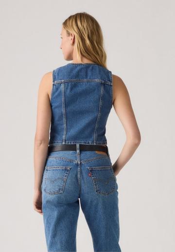 Джинсовая жилетка