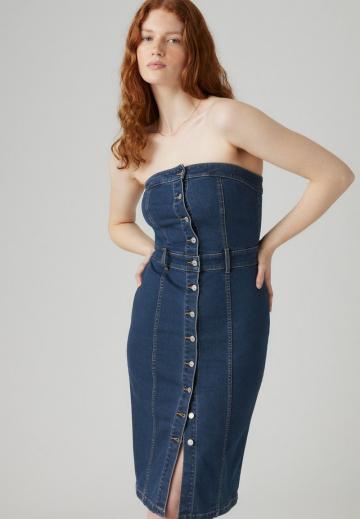 Джинсовое платье