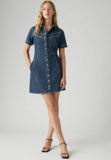 Джинсовое платье