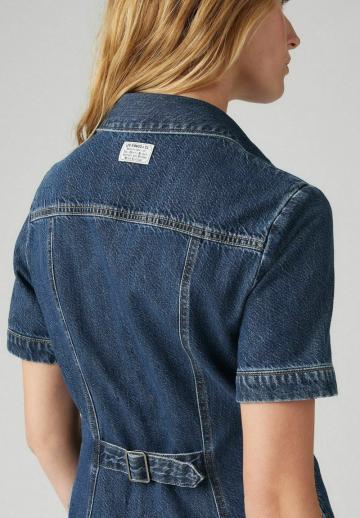 Джинсовое платье