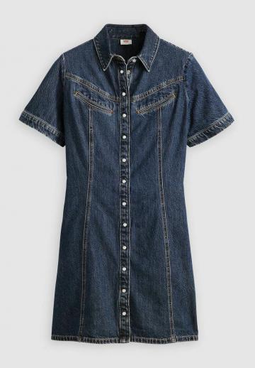 Джинсовое платье