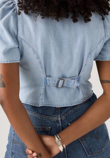 Джинсовая блузка