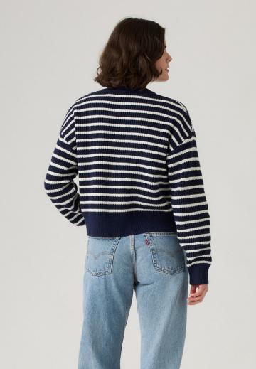 Пуловер с вырезом V