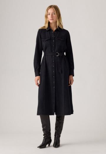 Джинсовое платье