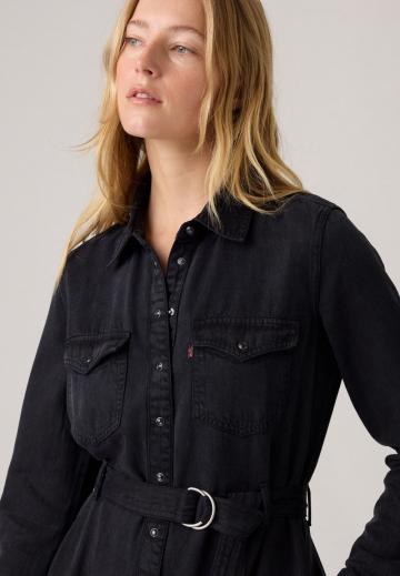 Джинсовое платье