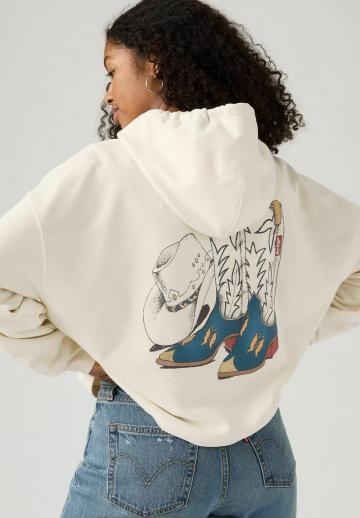 Пуловер с капюшоном