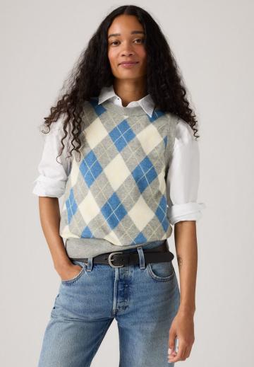 Пуловер без рукавов