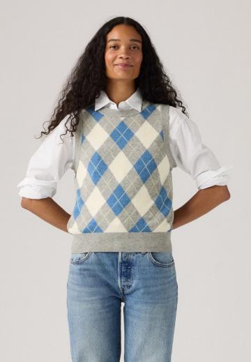 Пуловер без рукавов