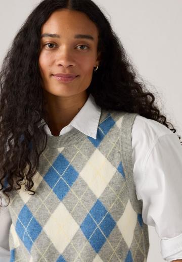 Пуловер без рукавов