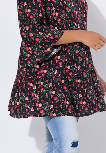 Длинная блузка