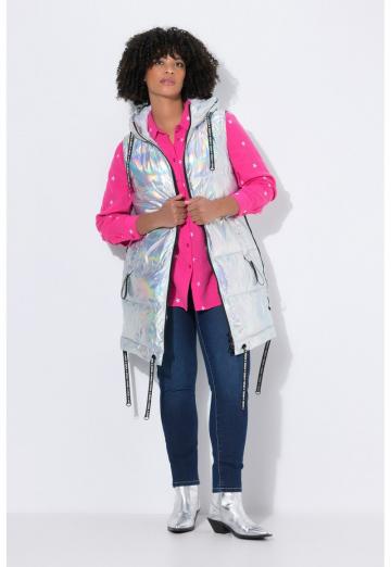 Длинный жилет