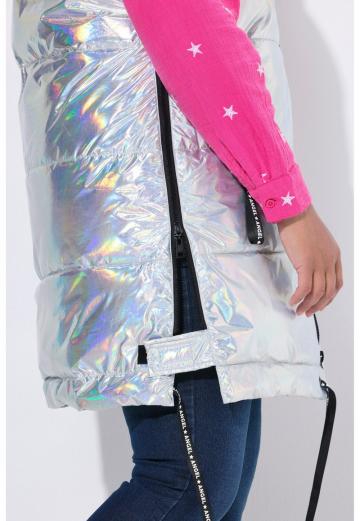 Длинный жилет