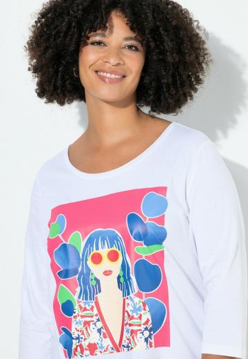 Майка с рукавом три четверти