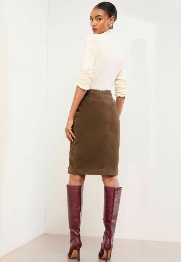 Кожаная юбка