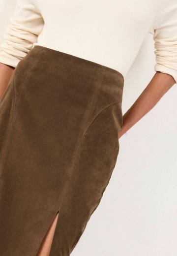 Кожаная юбка