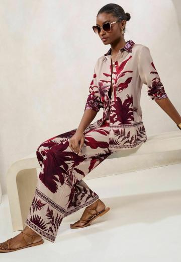 Атласная блузка