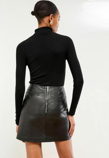 Кожаная юбка