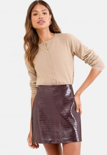 Кожаная юбка