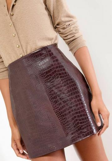 Кожаная юбка