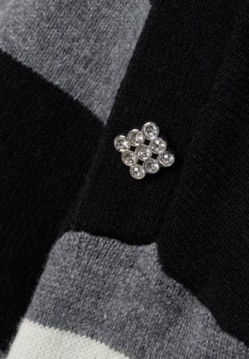 Пуловер в полоску