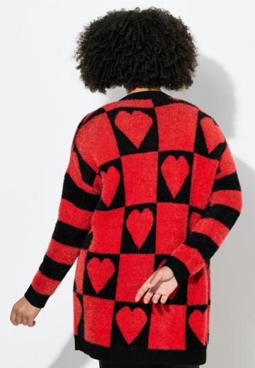 Жаккардовая вязаная кофта