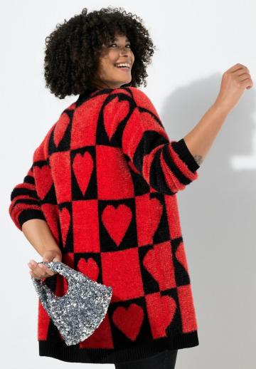 Жаккардовая вязаная кофта